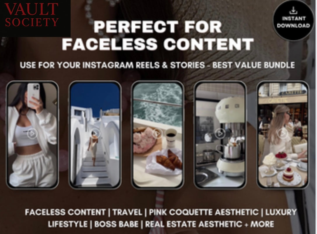 7000+ Faceless Aesthetic Videos – MRR & PLR License Included